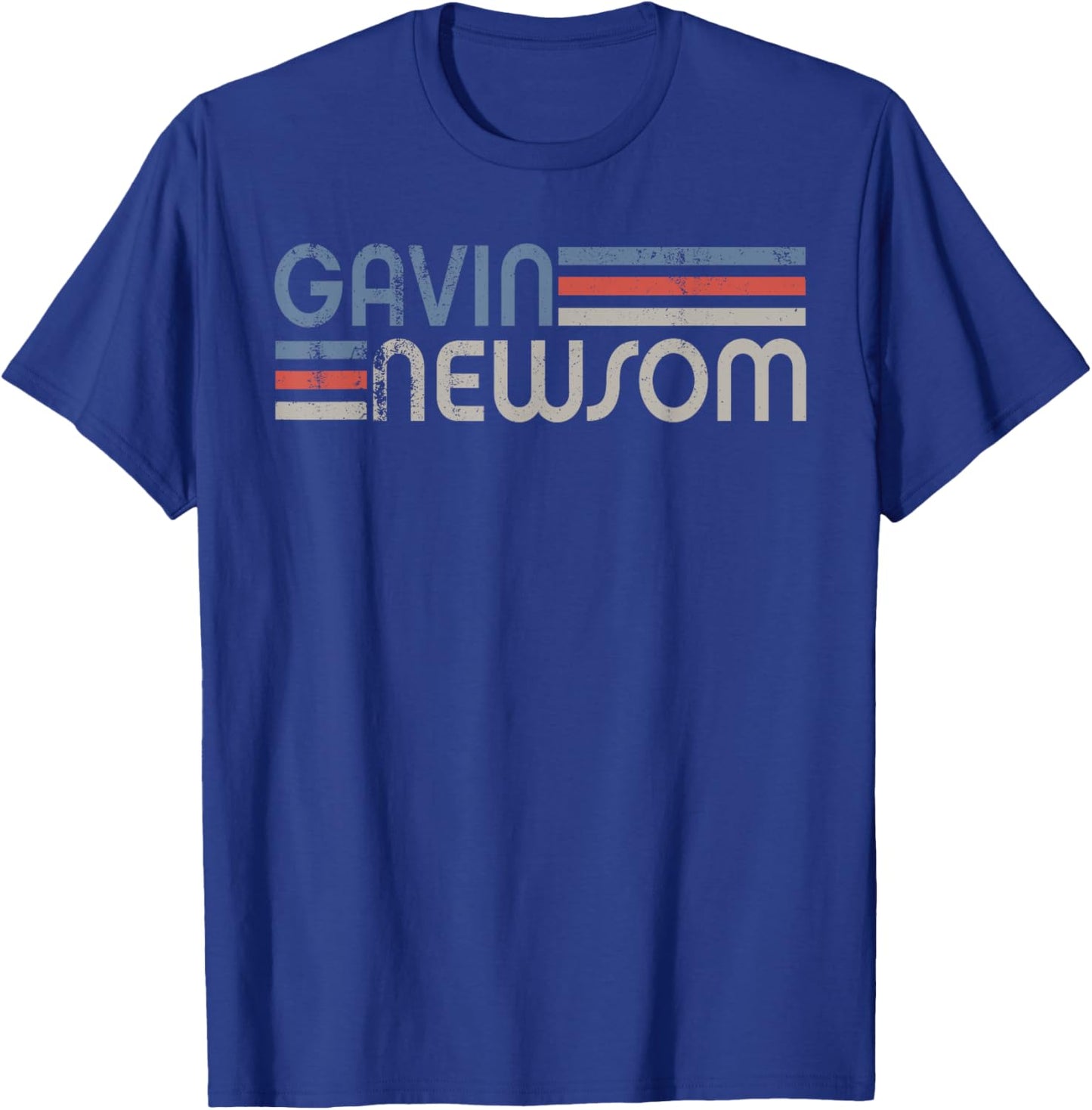 Vintage Gavin Newsom 2028, Newsom For President 2028 T-Shirt - T-Shirt | Royal