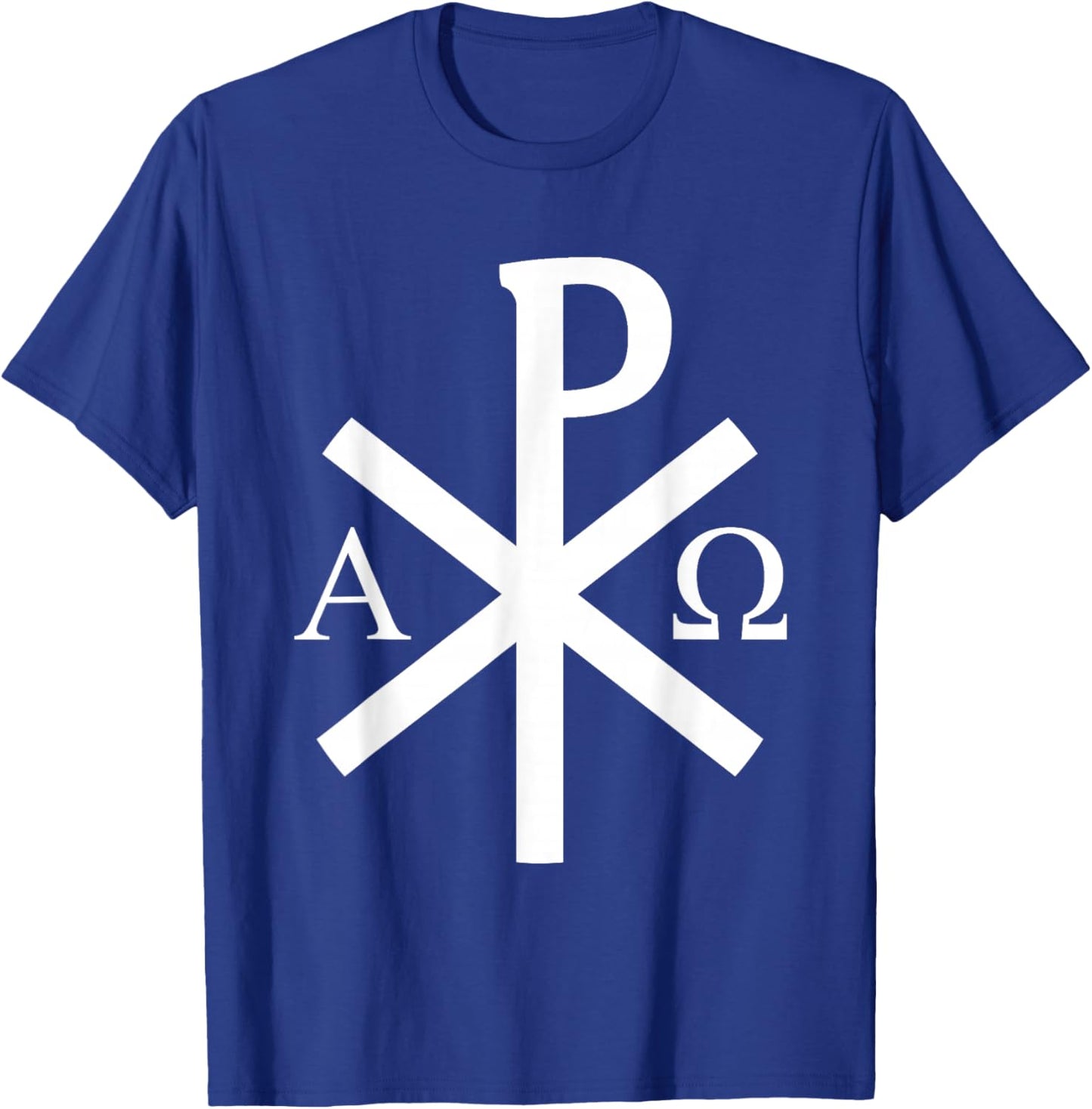 La Croix Chi-Rho - Symbole De Jésus-Christ - v2 T-Shirt - T-Shirt | Royal