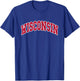 WISCONSIN - Throwback Design - Classic T-Shirt - T-Shirt | Royal