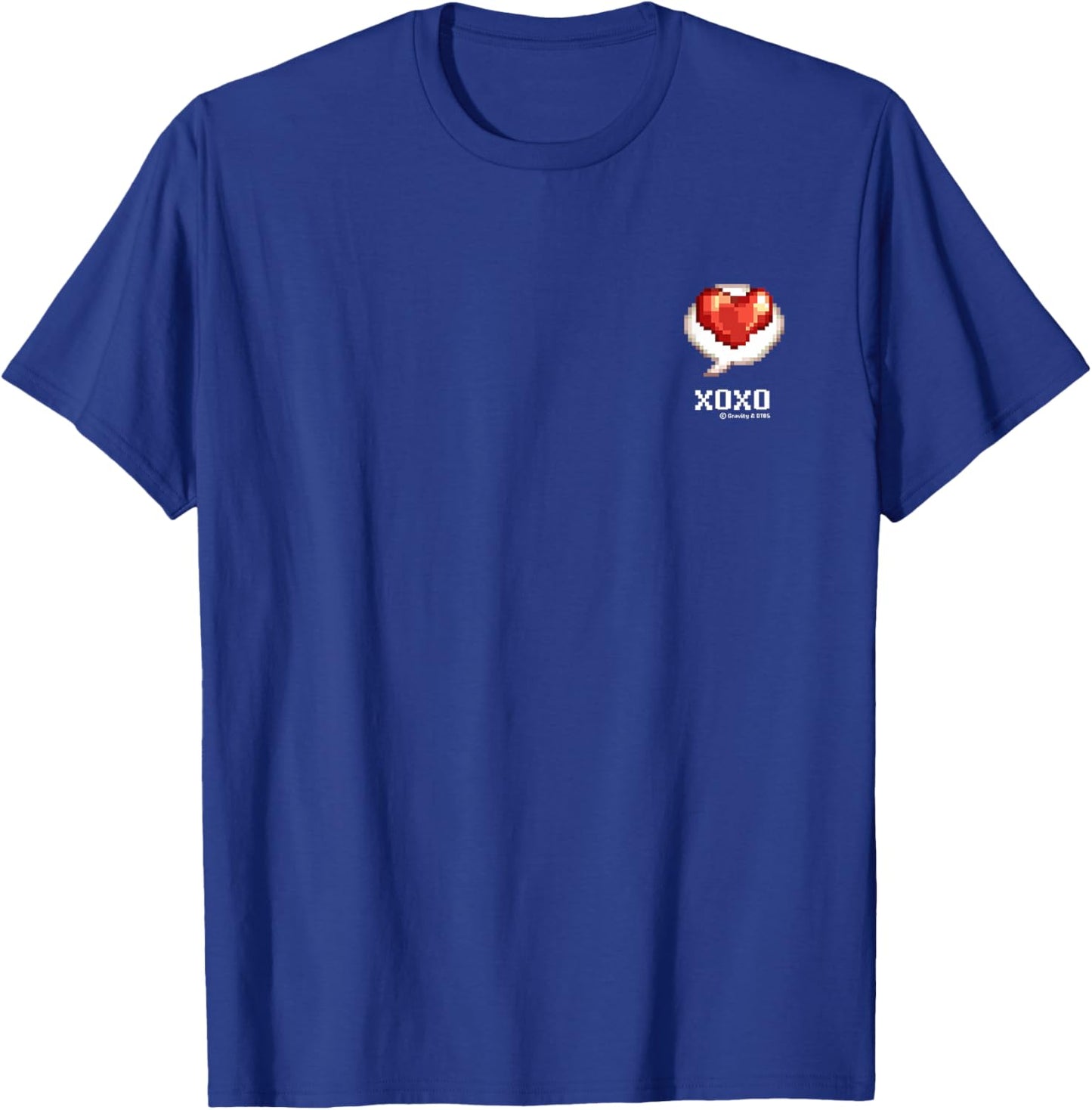 [Limited] Retro Pixel Heart XOXO Emote Art - Ragnarok_B T-Shirt - T-Shirt | Royal
