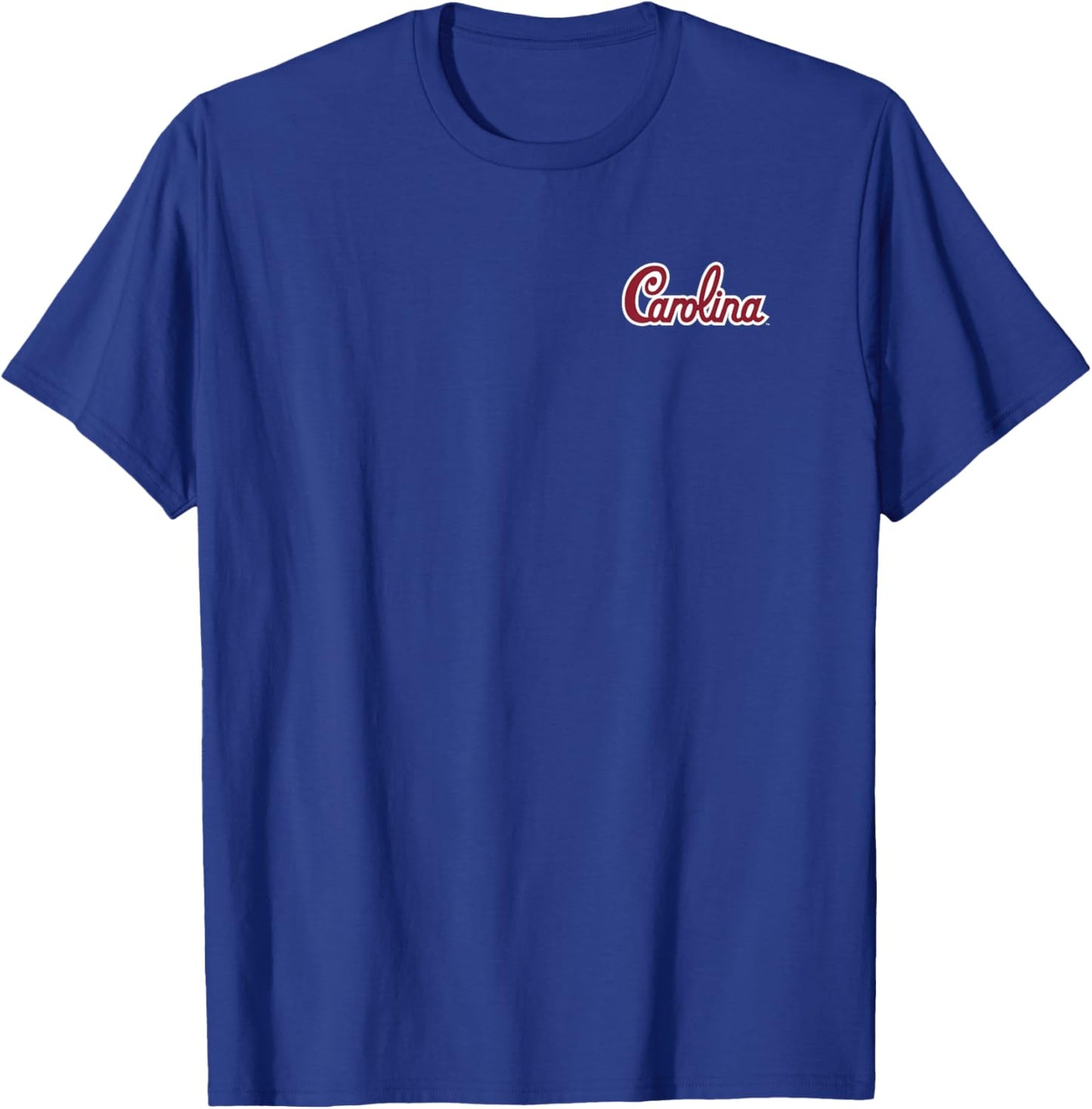 South Carolina Gamecocks Front/Back Football Helmet Black T-Shirt - T-Shirt | Royal