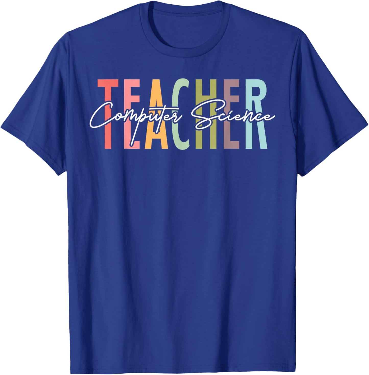 Computer Science Teacher Job T-Shirt - T-Shirt | Royal
