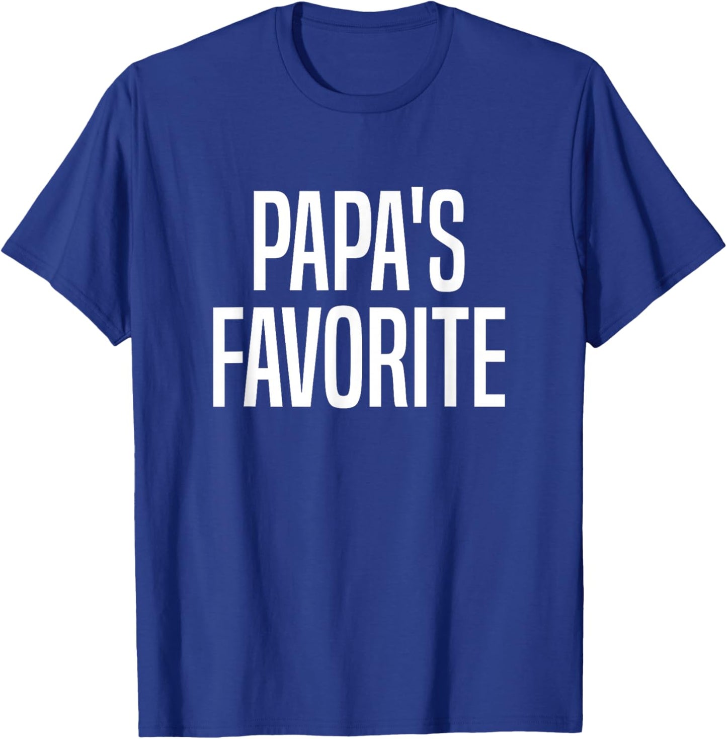 Papa's Favorite Grandchild T-Shirt - T-Shirt | Royal