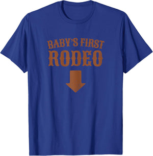Pregnancy Rodeo Outfit Funny Mom To Be Pregnancy Cowgirl T-Shirt - T-Shirt | Royal