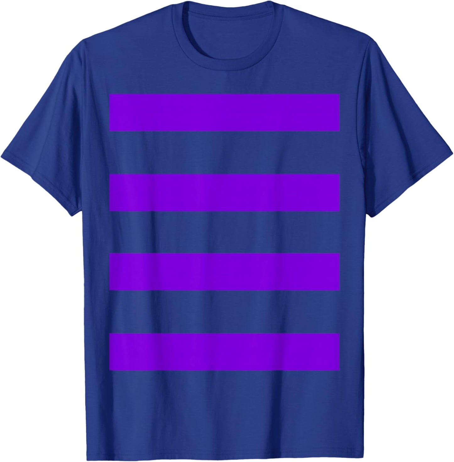 Purple Stripes on Anything! T-Shirt - T-Shirt | Royal