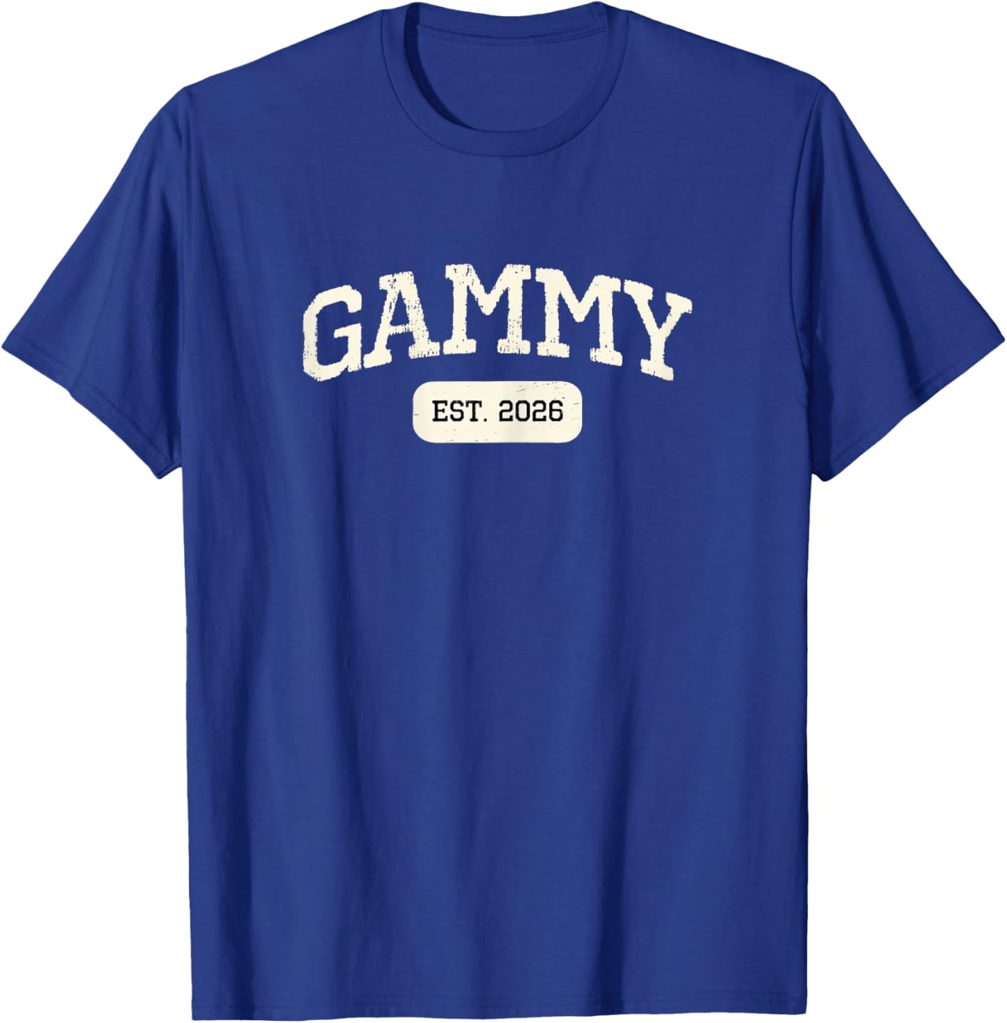 New Gammy Est 2026 1st First Time Pregnancy Announcement T-Shirt - T-Shirt | Royal