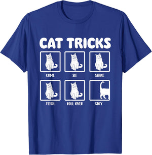 Cat Tricks - Cat Lover Kitten Owner Kitty Women Girls Kids T-Shirt - T-Shirt | Royal