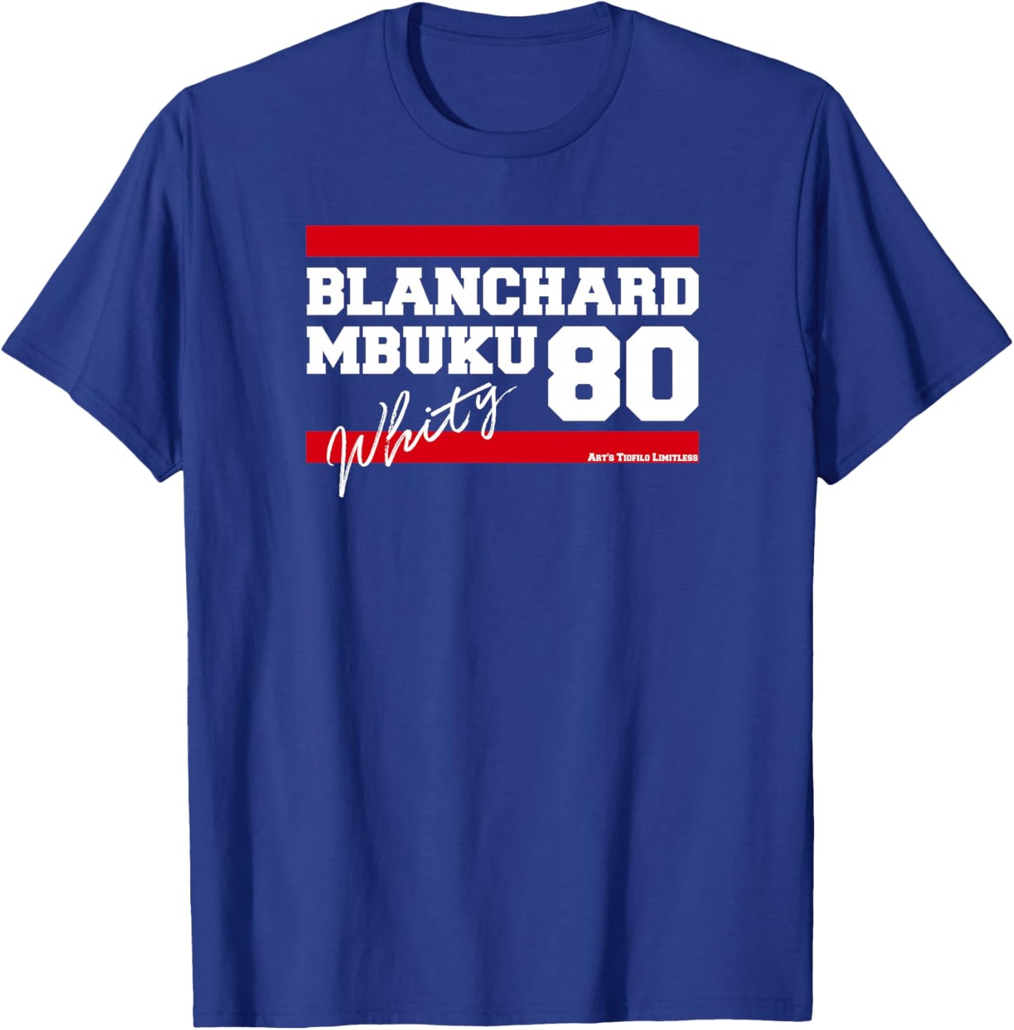Blanchard MBUKU/WHITY 80 Haut de Gamme T-Shirt - T-Shirt | Royal