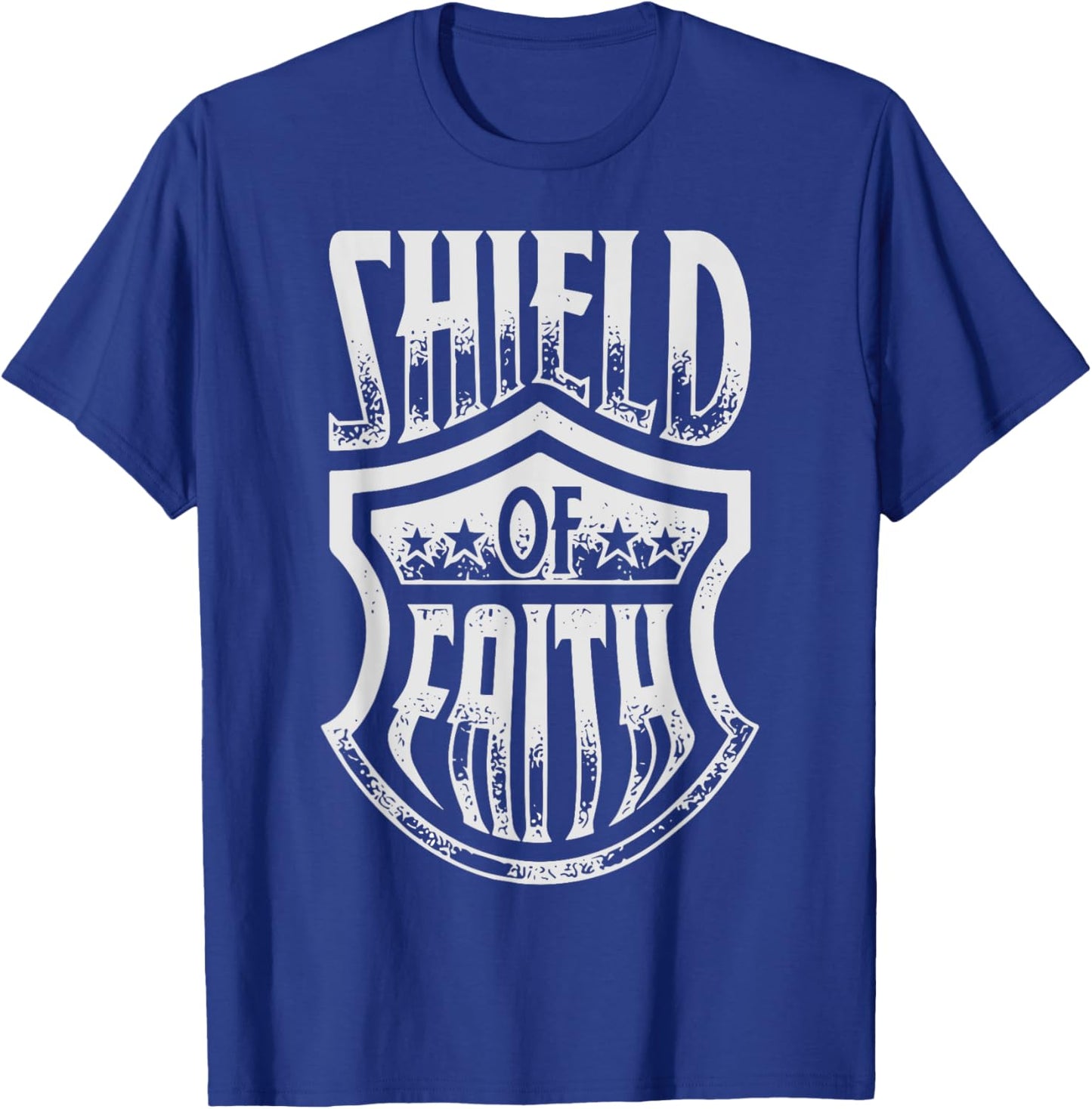 Shield of Faith Ephesians 6:16 Christian Religious Jesus T-Shirt - T-Shirt | Royal