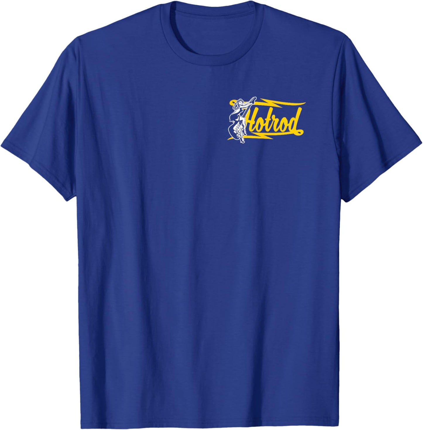 Retro Vintage Style Hotrod Design T-Shirt - T-Shirt | Royal
