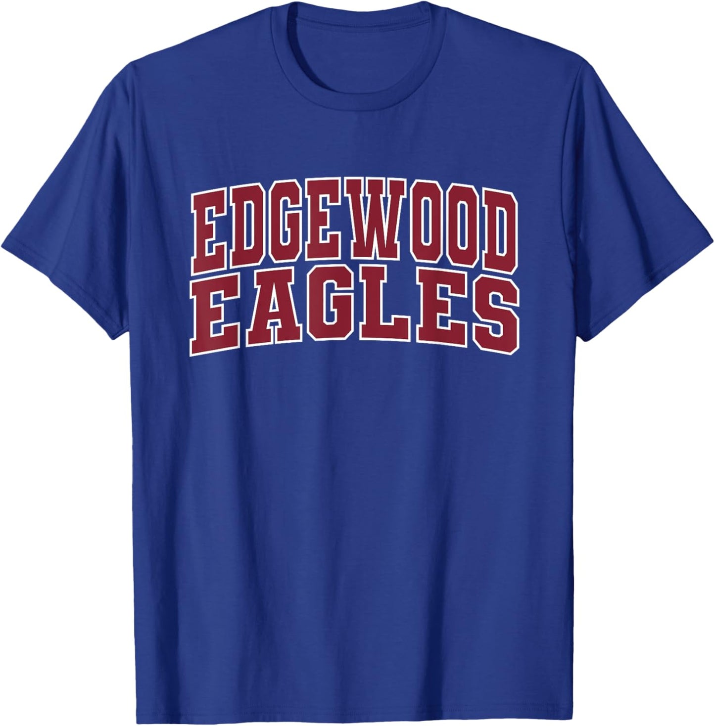 Edgewood College Eagles Apparel Sports Fan T-Shirt - T-Shirt | Royal