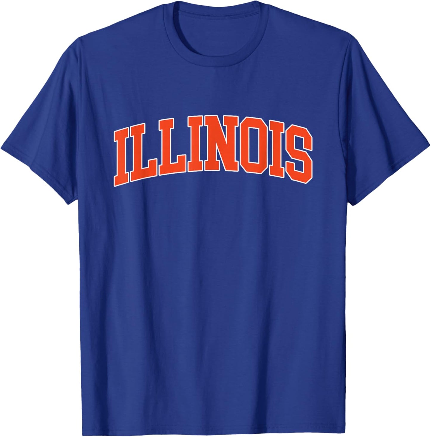 Illinois - Throwback Design - Classic T-Shirt - T-Shirt | Royal