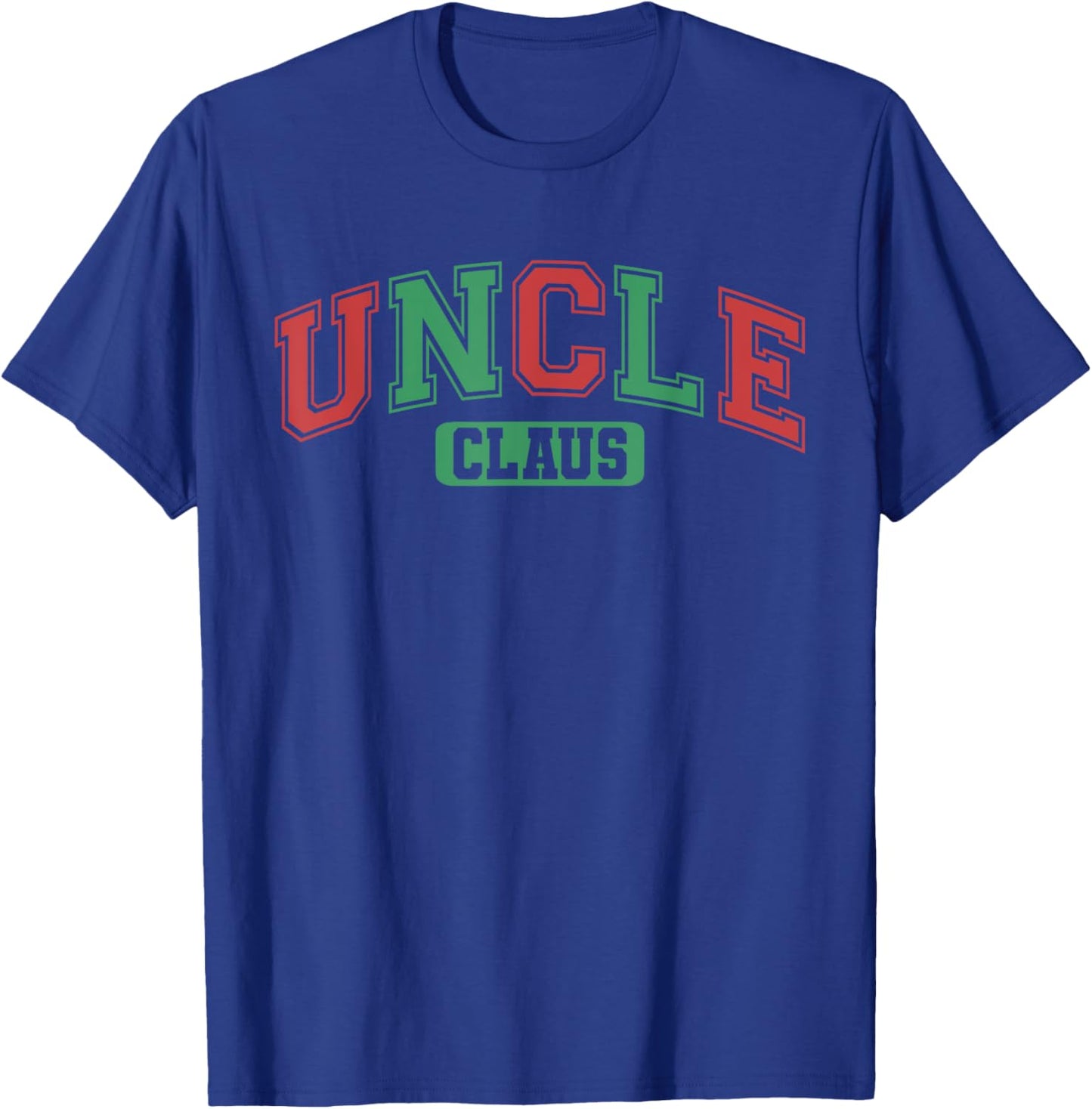 Uncle Claus Xmas Santa Hat Matching Family Christmas Pajamas T-Shirt - T-Shirt | Royal