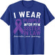 I Wear Purple For My Sister In Law Pancreatic Cancer T-Shirt - T-Shirt | Royal