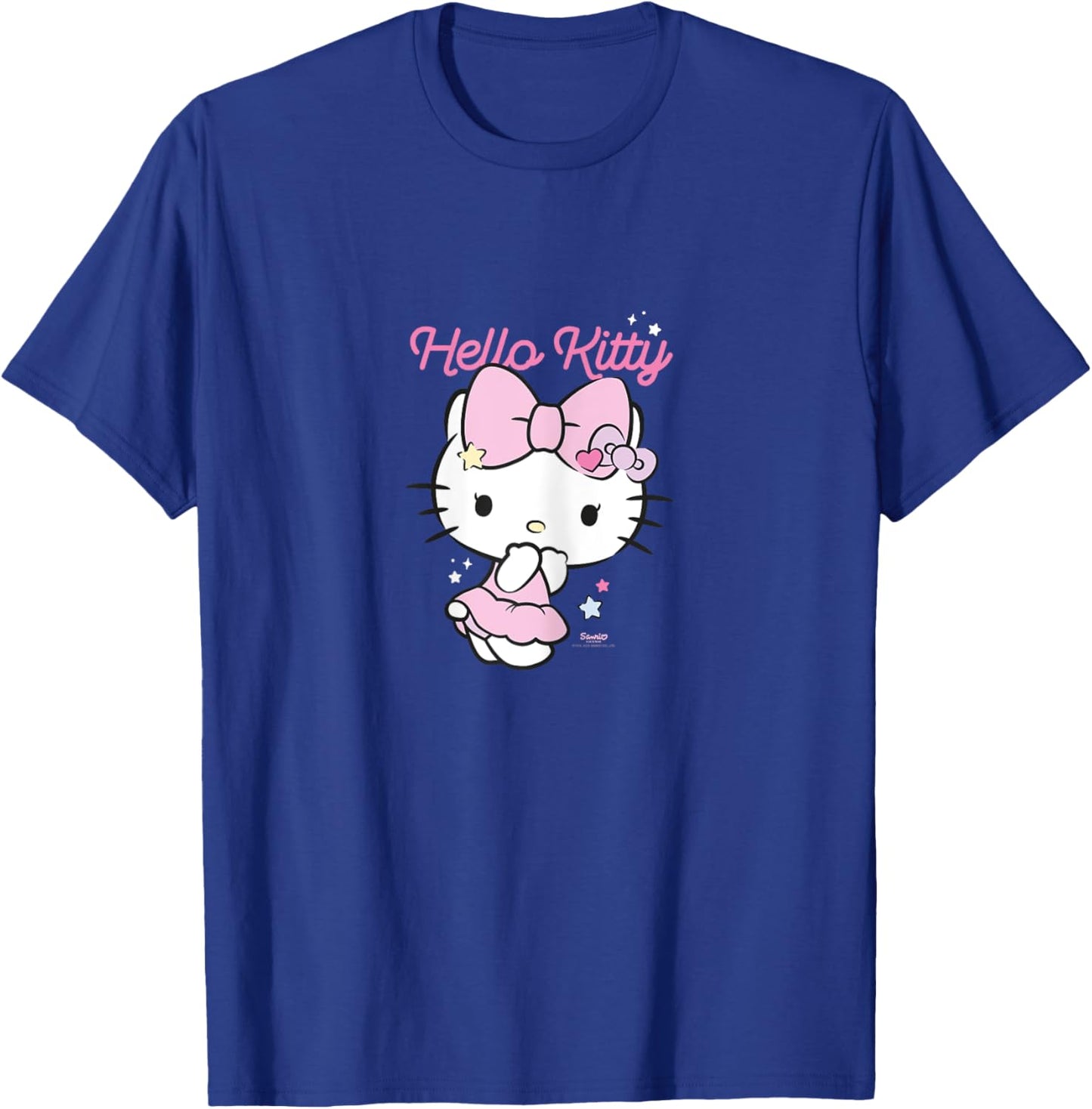 Hello Kitty Character Hoppla Design , black T-Shirt - T-Shirt | Royal