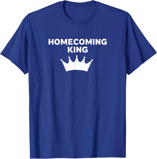Matching Highschool Homecoming King T-Shirt - T-Shirt | Royal