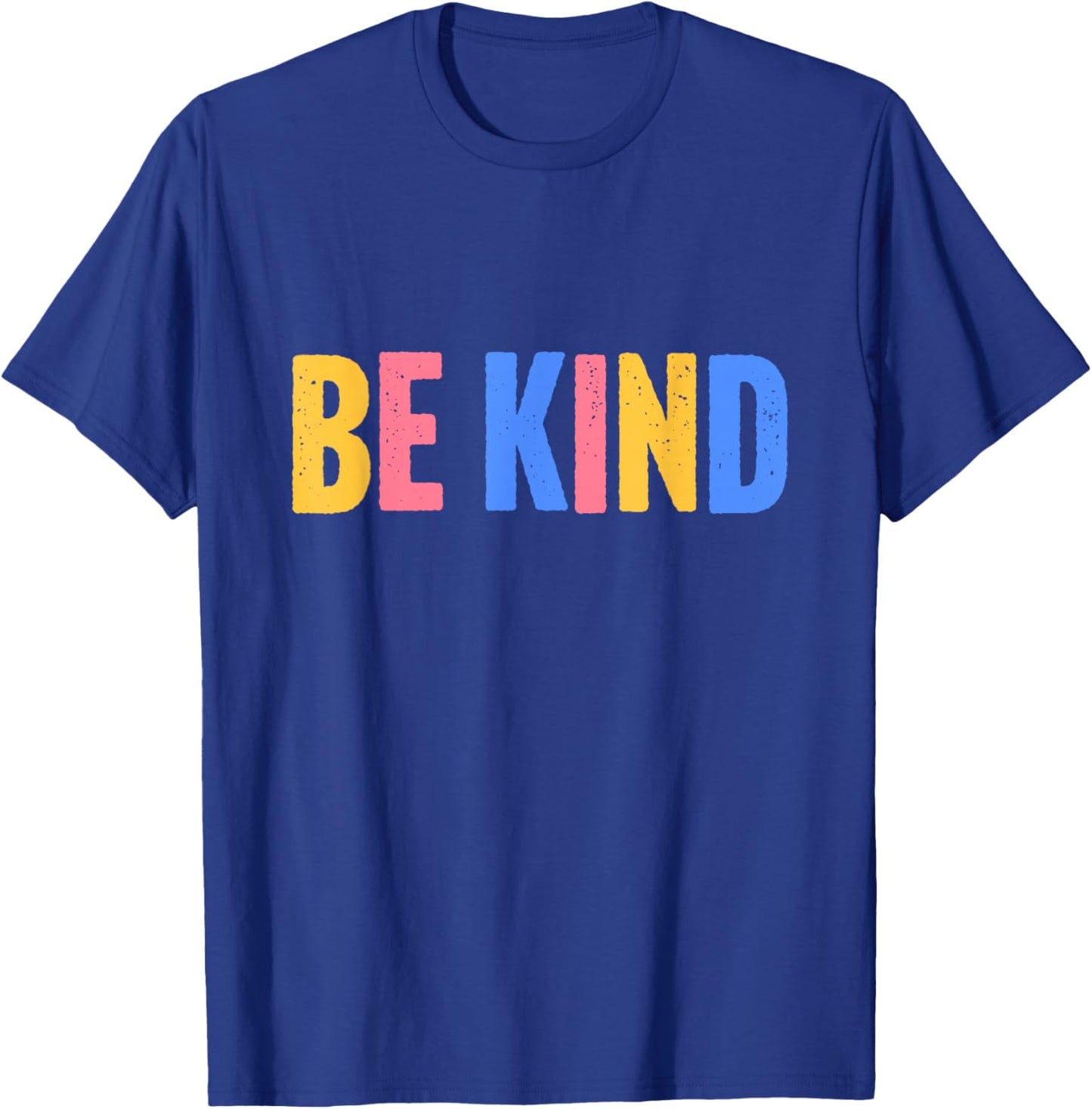 Be Kind Minimalist Love Kindness Positive T-Shirt - T-Shirt | Royal