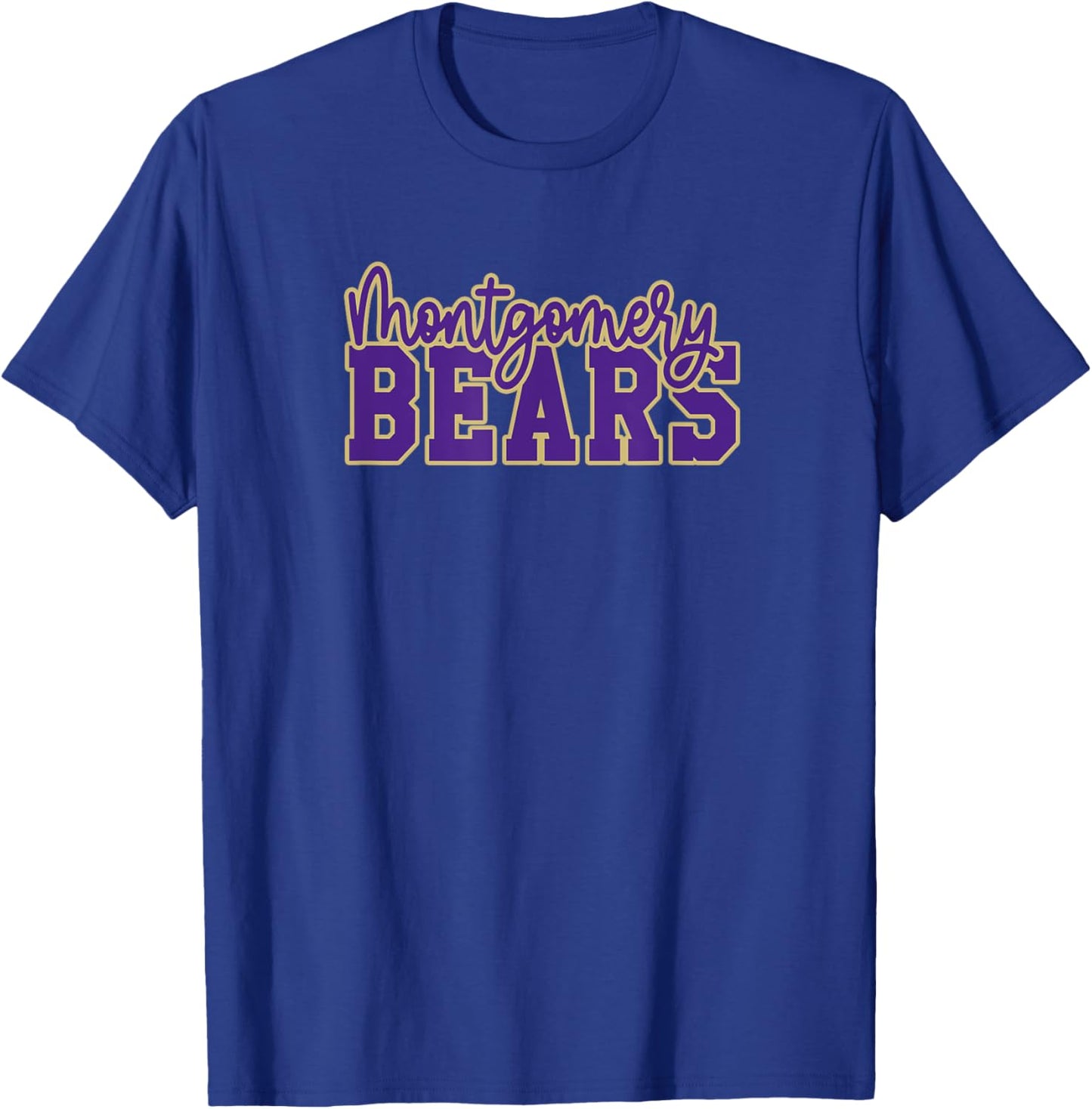 Montgomery High School Bears T-Shirt - T-Shirt | Royal