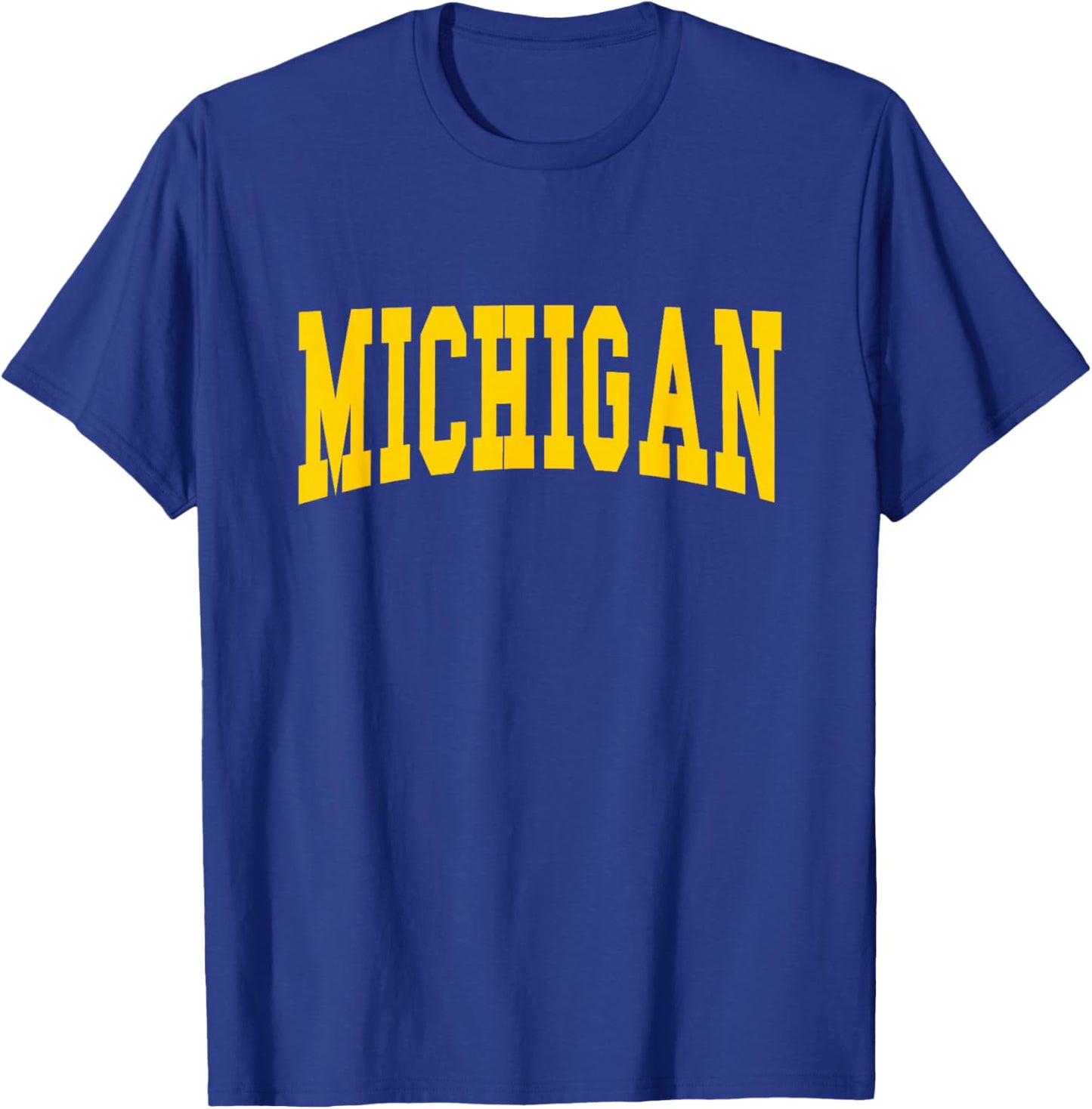 MICHIGAN - Throwback Design - Classic T-Shirt - T-Shirt | Royal
