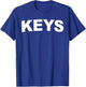 Keys T-Shirt - T-Shirt | Royal