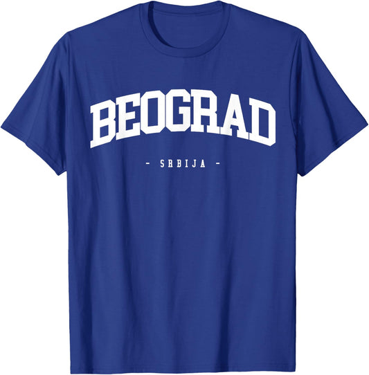 Beograd Srbija Belgrade Serbie Belgrade Cadeau Touristique T-Shirt - T-Shirt | Royal