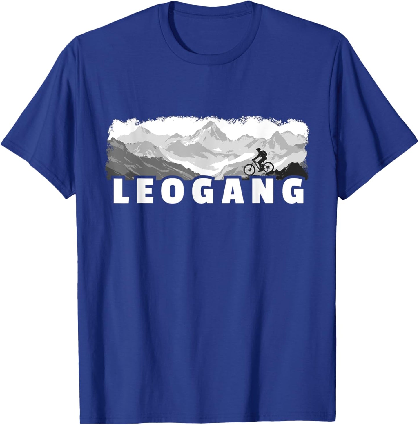 Leogang Austria Mountain Biking MTB Cycling T-Shirt - T-Shirt | Royal