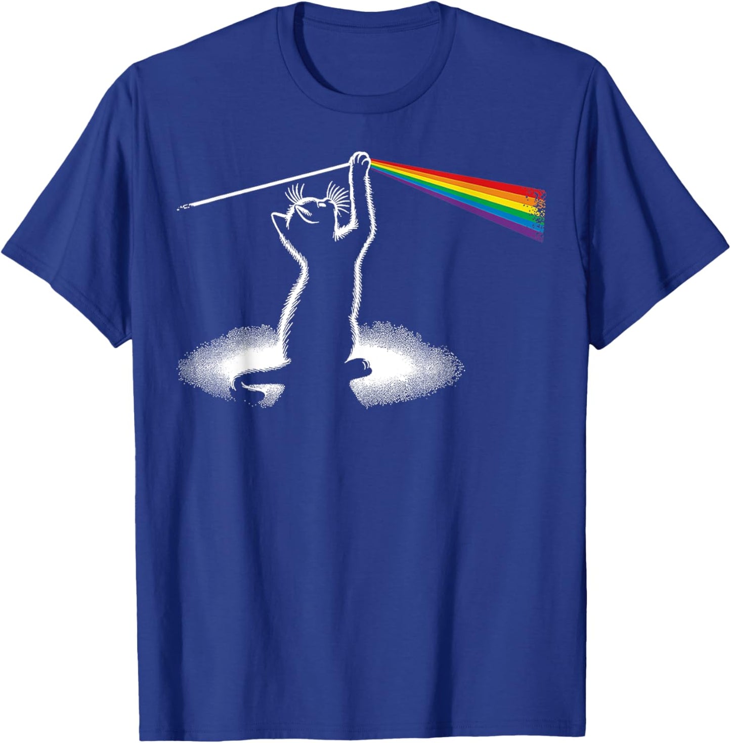 Funny Cat Rock Music Cat Lover Rock Gifts Women Kids T-Shirt - T-Shirt | Royal
