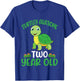 Kids Turtley Awesome Two Year Old Cute Turtle 2nd Birthday Kids T-Shirt - T-Shirt | Royal