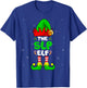 The SLP Elf - Speech Language Pathologists Christmas T-Shirt - T-Shirt | Royal