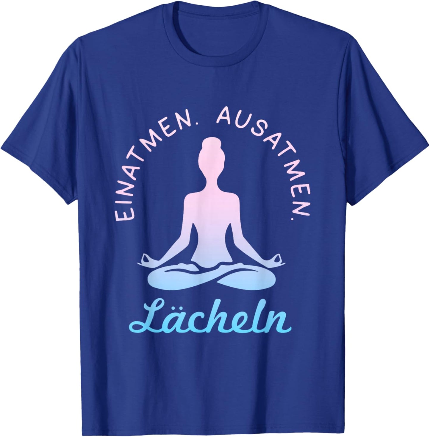Yoga Smile Funny For Yogi And Spiritual Sports , black, S T-Shirt - T-Shirt | Royal