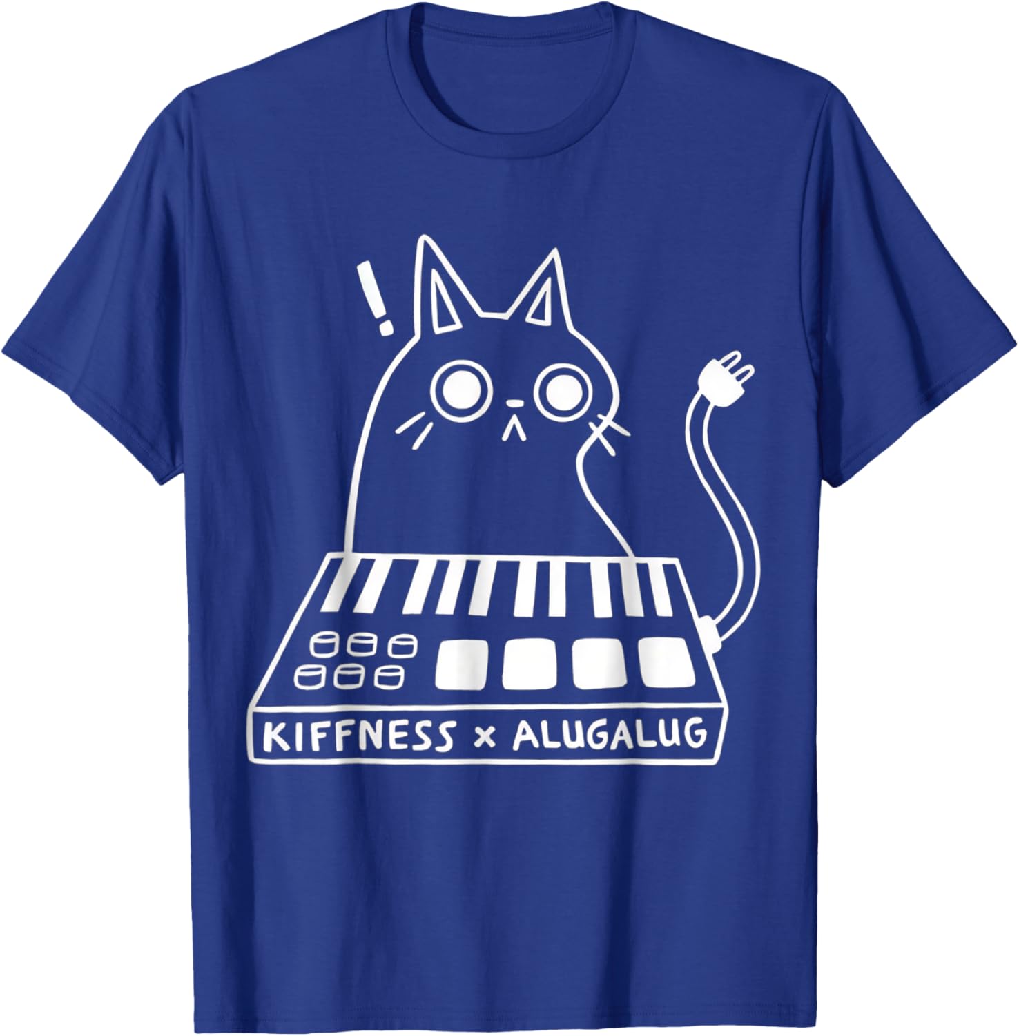 Cat Kiffness X Alugalug Men Women T-Shirt - T-Shirt | Royal