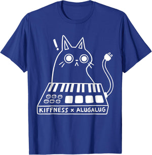 Cat Kiffness X Alugalug Men Women T-Shirt - T-Shirt | Royal