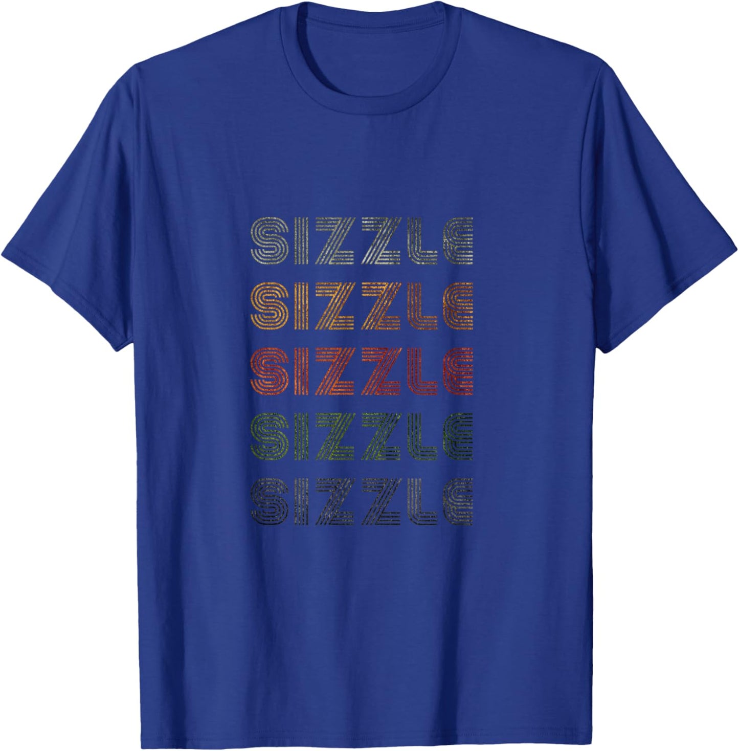 Love Heart Sizzle Grunge Vintage Style Black Sizzle T-Shirt - T-Shirt | Royal