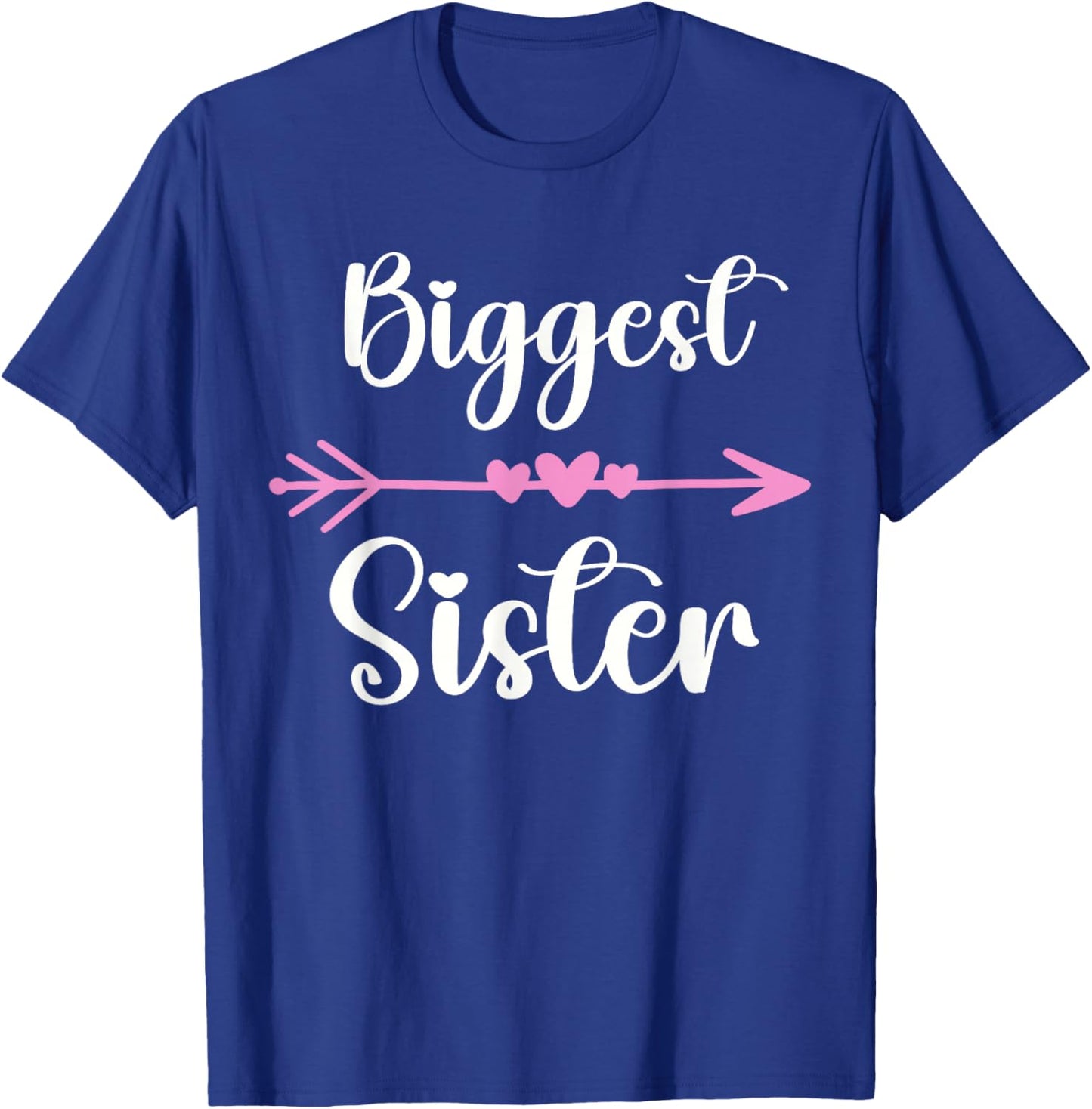 Funny Biggest Sister Eldest Sibling Sis Family Member T-Shirt - T-Shirt | Royal