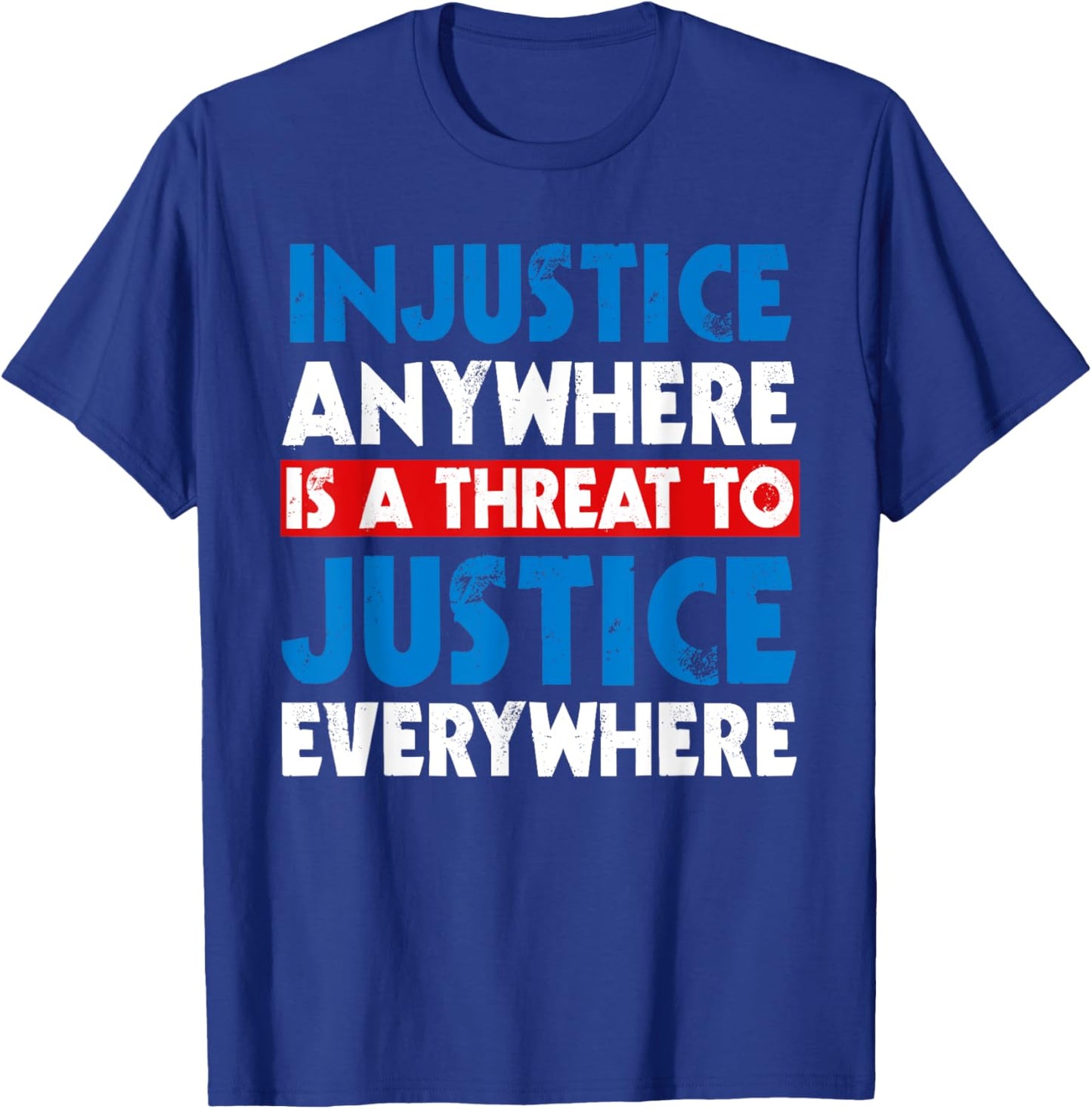 Civil Rights Movement Slogan MLK Day Outfit African American T-Shirt - T-Shirt | Royal