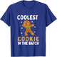 Coolest Cookie In The Batch Funny Dabbing Gingerbread T-Shirt - T-Shirt | Royal