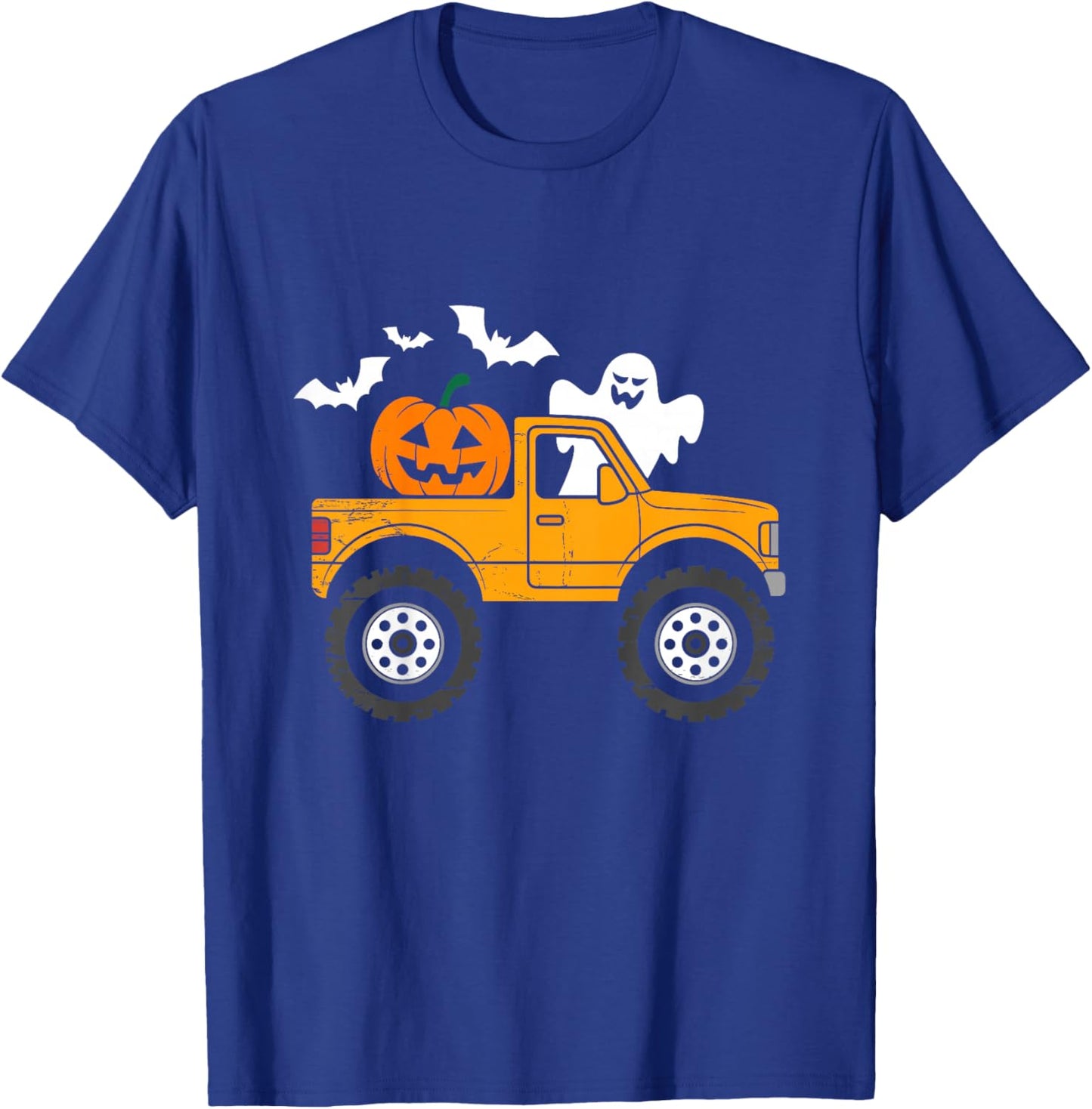 Kids Monster Truck Halloween Costume for Boys Toddler T-Shirt - T-Shirt | Royal
