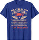 60. Geburtstag Mann Frau 60 Jahre Deko 1966 Geschenk Lustig Premium T-Shirt - T-Shirt | Royal