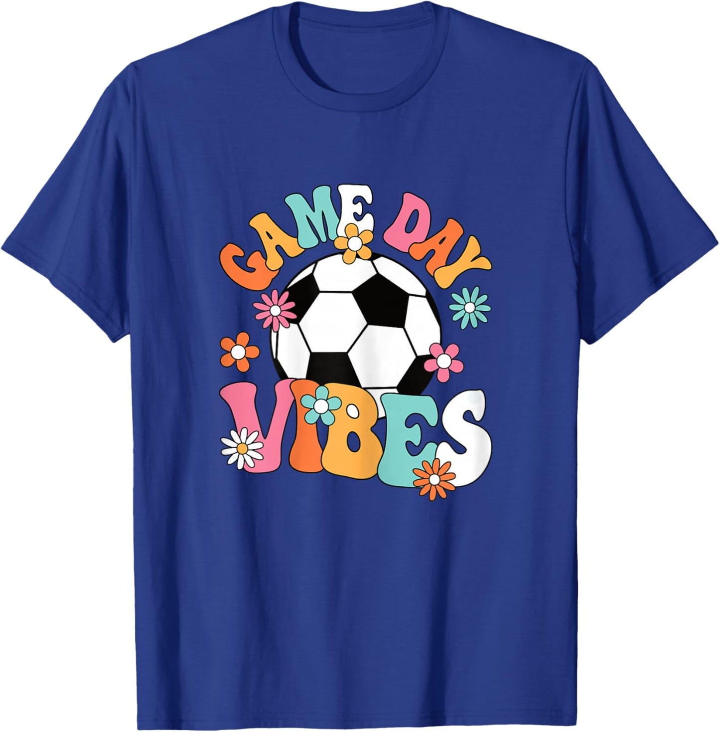 Soccer Game Day Soccer Player Women Girls T-Shirt - T-Shirt | Royal