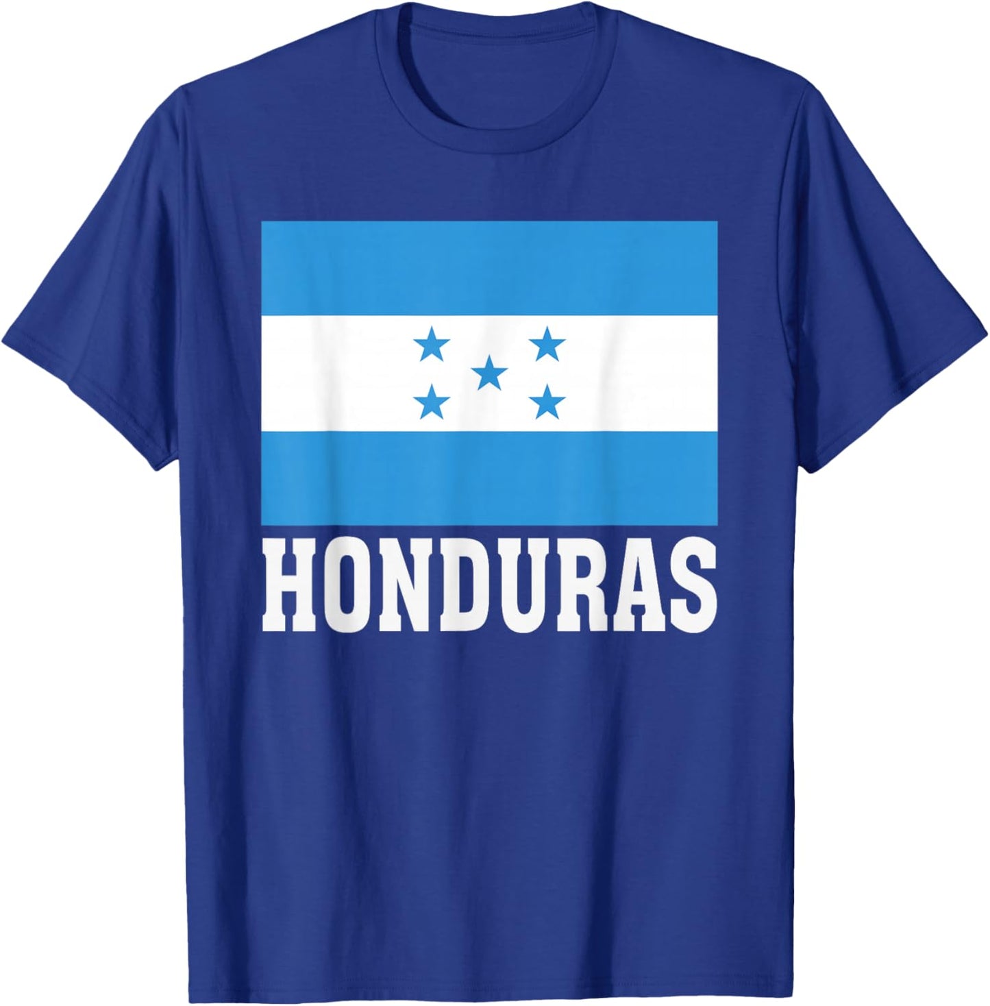 Honduras Flag Patriotic National Roots Souvenir T-Shirt - T-Shirt | Royal