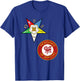 OES Heroines of Jericho Split Order Eastern Star PHA HOJ T-Shirt - T-Shirt | Royal