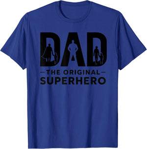 Superdad Papa Super-héros drôle T-Shirt - T-Shirt | Royal