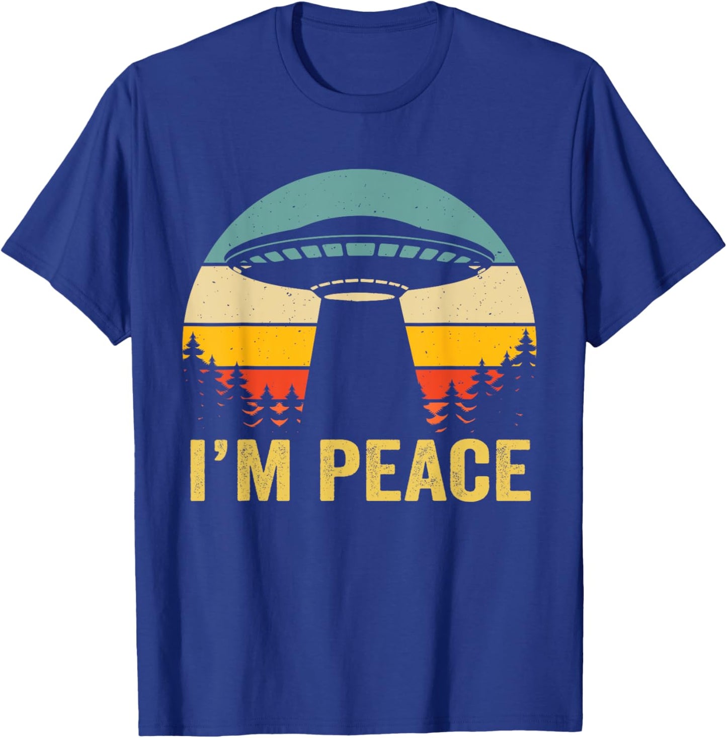 I Come In Peace im Peace Matching Couples Alien T-Shirt - T-Shirt | Royal