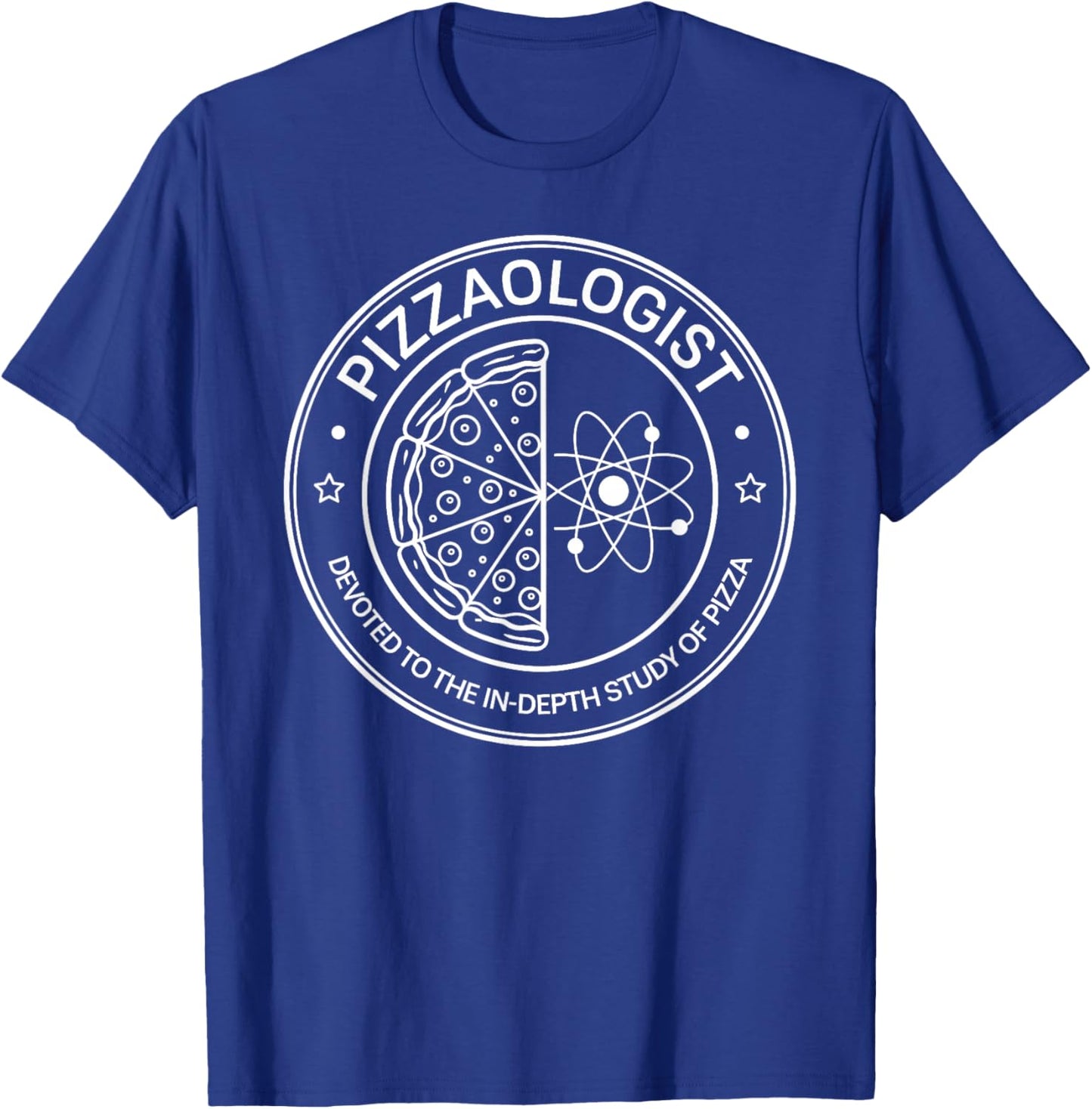 Pizzaologist study of pizza funny Food Lover Pizza Baker T-Shirt - T-Shirt | Royal