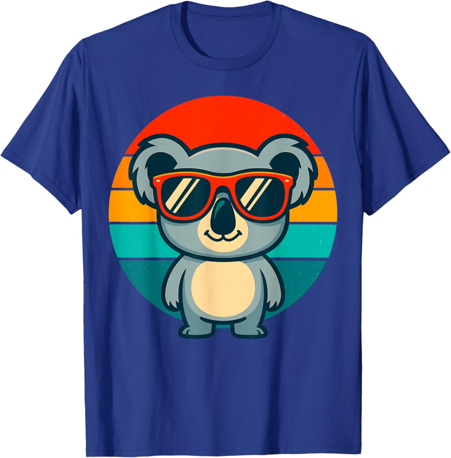 Retro Koala with Sunglasses T-Shirt - T-Shirt | Royal