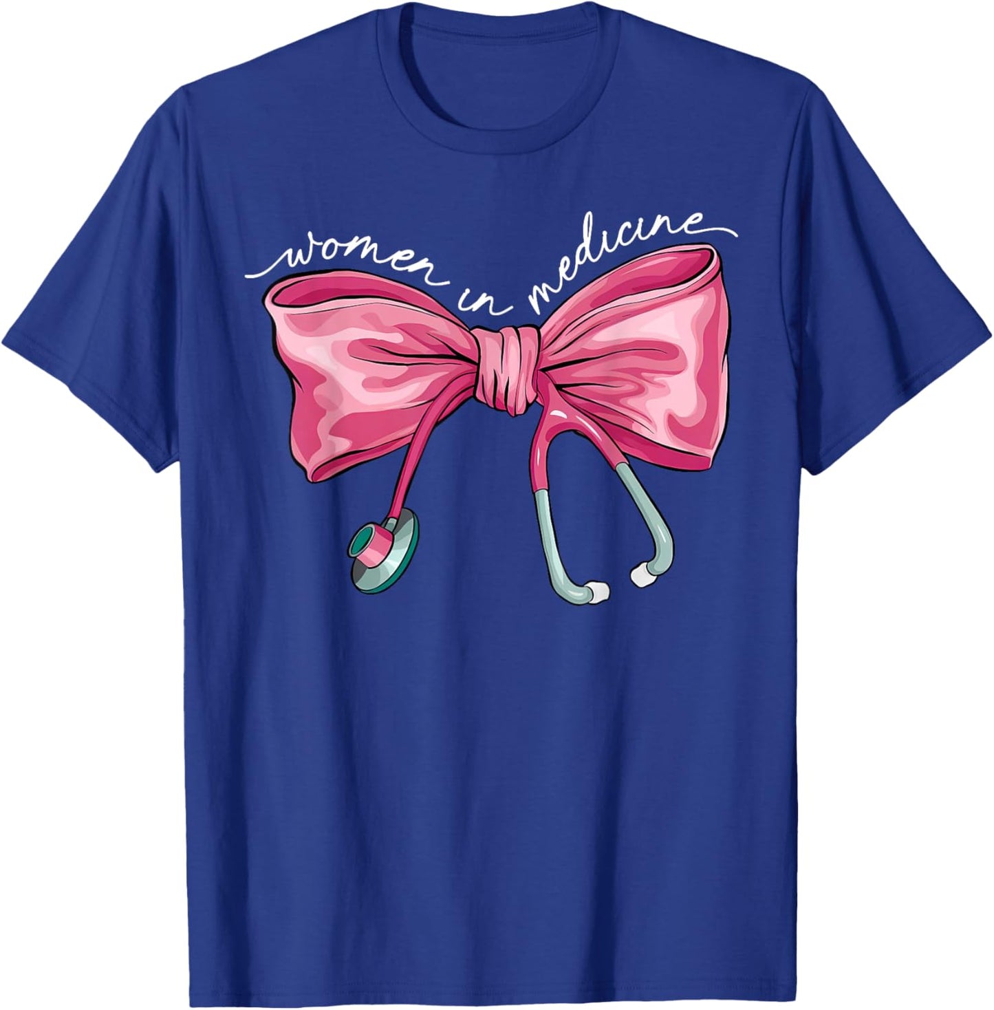Coquette Bow In Medicine Internal Medicine Female Dr T-Shirt - T-Shirt | Royal