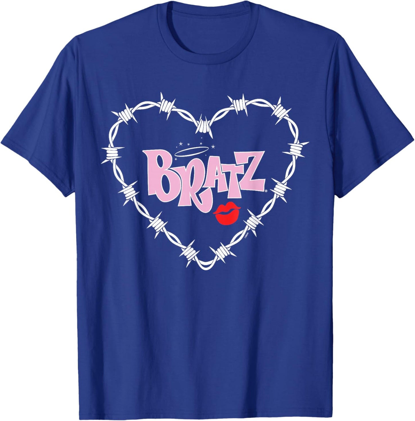 Bratz - Barbed Wire Heart Logo T-Shirt - T-Shirt | Royal