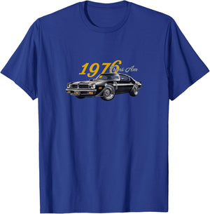 Classic 1976 Trans AM, Vintage American Muscle Cars, 1970s T-Shirt - T-Shirt | Royal