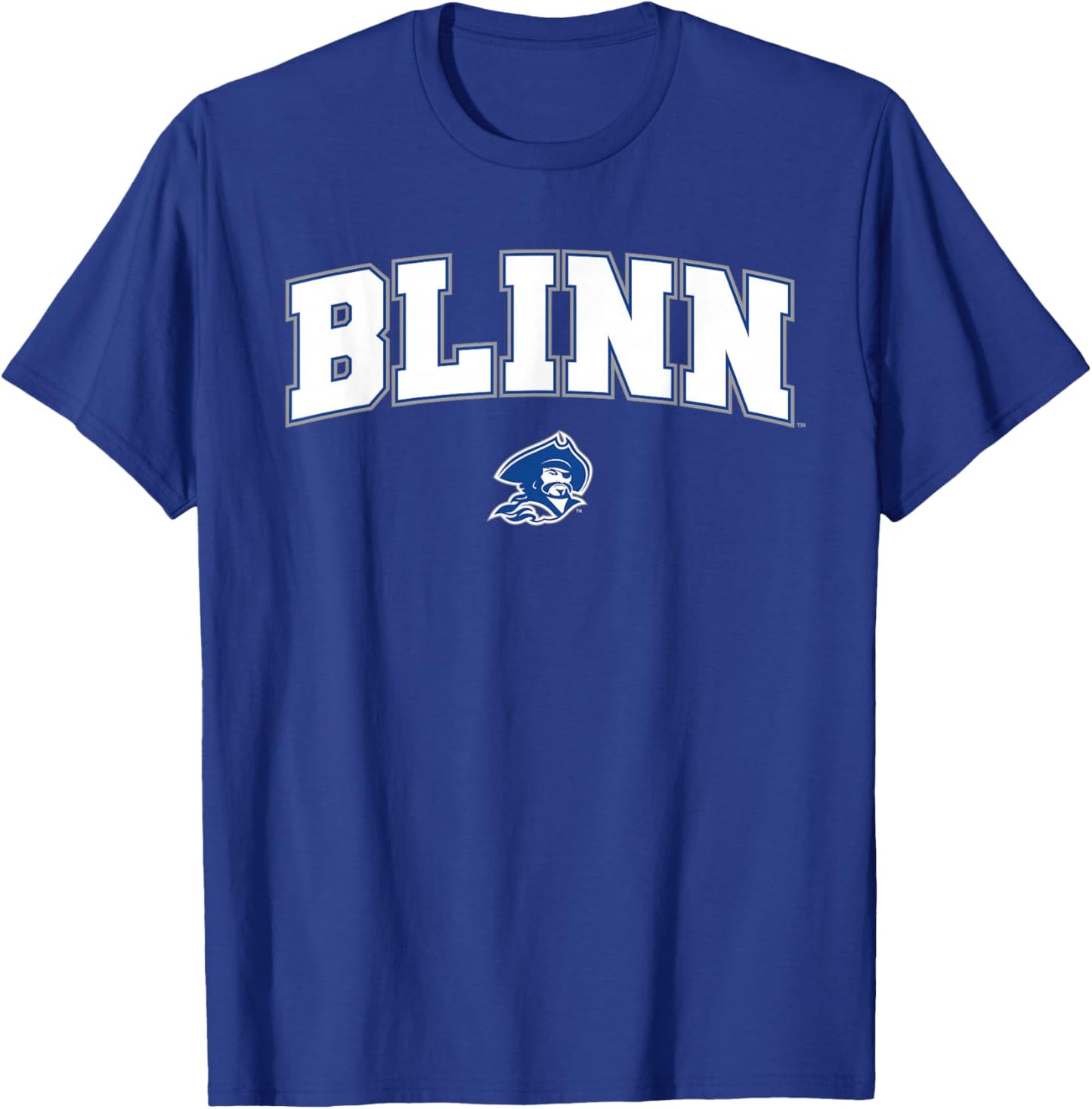 Blinn College Buccaneers Arch Logo T-Shirt - T-Shirt | Royal