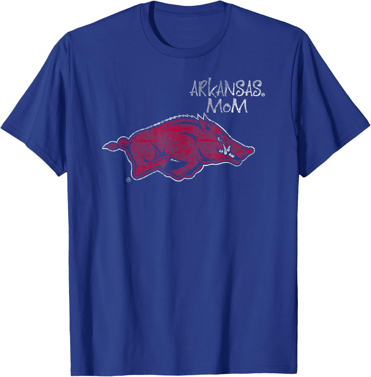 Arkansas Razorbacks Mom Vintage Cahoots Black T-Shirt - T-Shirt | Royal